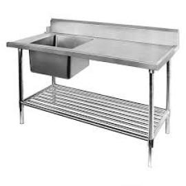 MESADA DE ACERO INOX CON 1 BACHA